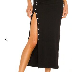 All Saints, long skirt, size small, black